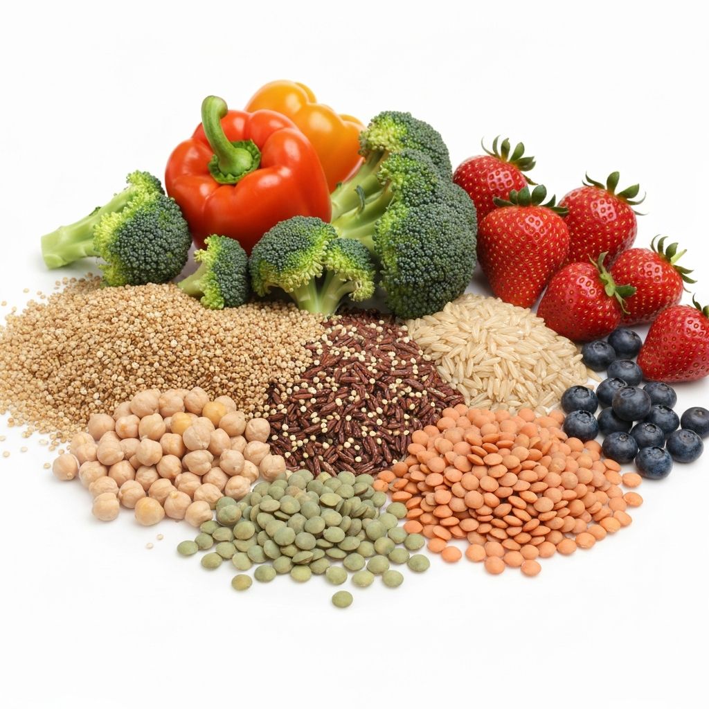 High-fiber food sources